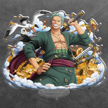 Акриловая коллекционная фигурка Аниме: One Piece Ван Пис Ророноа Зоро (2) 15 см