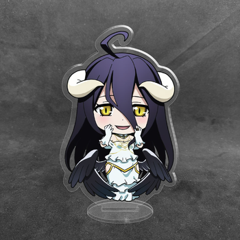 Акрилова колекційна фігурка Chibi Аніме Король Overlord Albedo, Альбедо 10 см