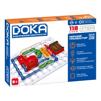 Конструктор електронний Doka 118 схем