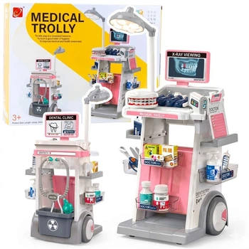 Zestaw zabawkowy LEAN Toys Wózek medyczny (28644) (5905991086475)
