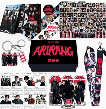 Ігровий набір БТС ARMY Подарунковий бокс BTS Arirang world tour k-pop картки наліпки акриловий стенд брелок к-поп