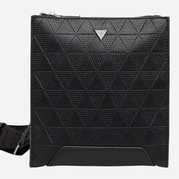 Сумка планшет через плече чоловіча Guess Torino Crossbody Flat HMTOTE-P6123-BLA Black (7621235332303)