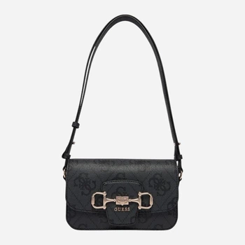 Сумка кросс-боди через плечо женская Guess Janie Logo Cnvrtbl Xbody Flap HWOS99-24210-CLO Coal Logo (198659053604)