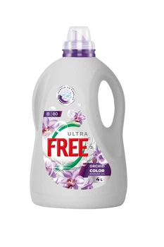 Гель для прання Free Orchid Color з ароматом свіжості 4 л (4820196011392)