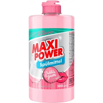Засіб Maxi Power для миття посуду Бабл гам, 500 мл