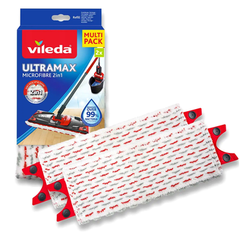 Сменная насадка для швабры микрофибра для пола 2 шт Vileda HE0768