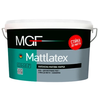 Краска латексная MGF M100 Mattlatex Белый Мат 7 кг