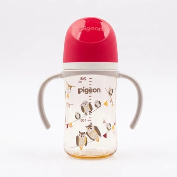 Бутылочка Pigeon PPSU 3.0FUN с двойной ручкой 240 мл (AA221)