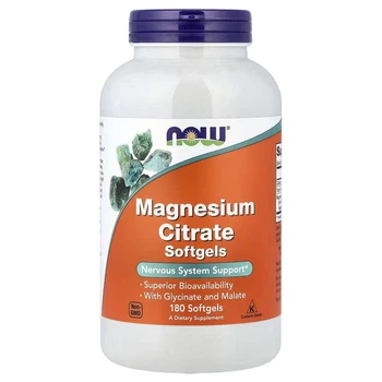 Магній цитрат Now Foods Magnesium Citrate 180 капсул