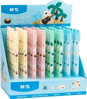 Zestaw długopisów kulkowych M&G Summer Cha Cha Cha 0.7 mm 40 szt (6942109520574)