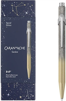 Кулькова ручка Caran d’Ache 849 Cosmic Gold 1 мм (7630002355780)