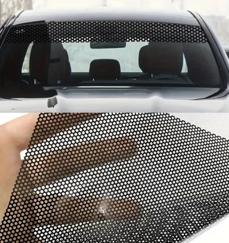 Перфорированная пленка «Антисолнце» для авто (One-Way Vision)