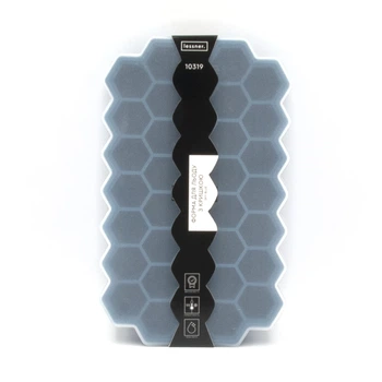 Форма для льда Lessner Sky Blue с крышкой силикон 20,5х12х2см (10319)
