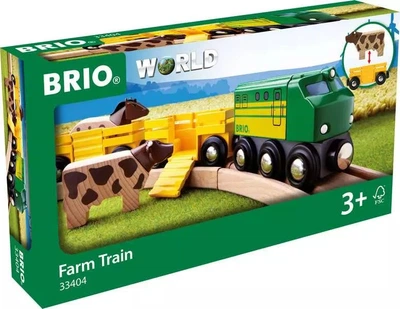 Lokomotywa Brio World Farm Train 5 elementów (7312350334043)