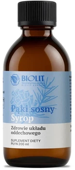 Ekstrakt z pąków sosny Biolit Pąki sosny w syropie 200 ml (4670142961819)