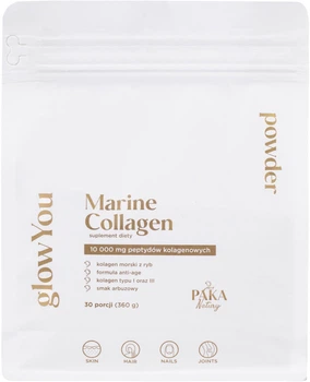 Колаген Paka Natury Marine Collagen glowYou 10000 мг порошок 360 г Watermelon (5904433740487)