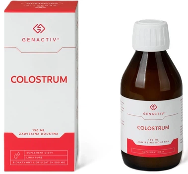 Colostrum Genactiv Colostrum w zawiesinie doustnej 150 ml (5907546536527)
