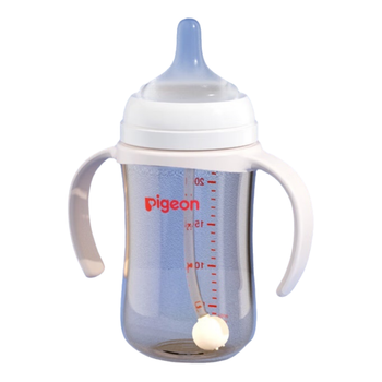 Бутылочка Pigeon Natural Weaning Gravity Ball с трубочкой 240 мл (AA252)