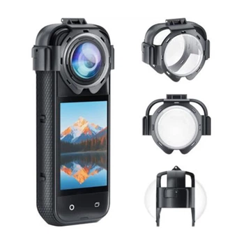 Захисна кришка Puluz snap-on для об'єктива Insta360 X5 (PU750T)