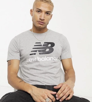 Мужская футболка New Balance, серый, XXXL: XXXL (MCF0000170)