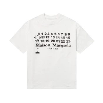 Мужская футболка Maison Margiela, белый, XL (MMG021)