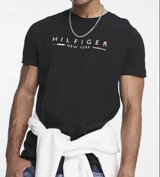 Чоловіча футболка Tommy Hilfiger, чорний, M (MCF0000415)