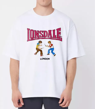 Мужская футболка Lonsdale, белый, XL (MCF0000321)