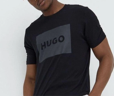 Мужская футболка Hugo, черный, L (MCF000057)