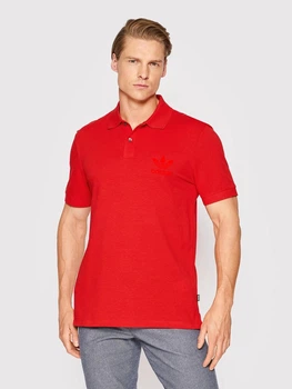 Мужская футболка-поло Adidas, красный, розмір S (NK3087952576)