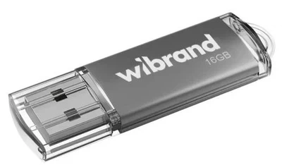 Флеш накопичувач USB 16Gb Wibrand Cougar, Silver, USB 2.0 (WI2.0/CU16P1S)