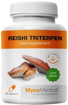 Ekstrakt z owocników Reishi MycoMedica Reishi triterpen 90 kapsułek (8594167653008)