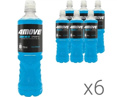 Напій ізотонічний негазований Мультифрукт 4MOVE Isotonic Drink Multifruit Sport, 6 шт. х 0,75 л, ПЕТ