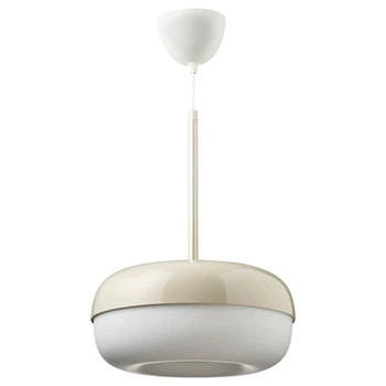 Підвісна лампа, бежевий, 37 см IKEA BLÅSVERK 605.209.03