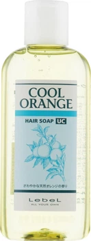 Ультраохолоджувальний шампунь Lebel Cool Orange Hair Soap UC для глибокого очищення шкіри голови та волосся 200 мл (4952195623686)