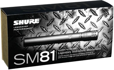 Instrumentalny mikrofon pojemnościowy Shure SM81-LC Srebrny (SUP_1859) (0756014753936)