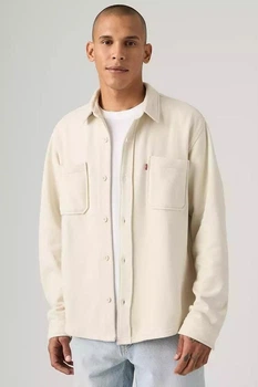 Мужская джинсовая куртка Levi's 54(2XL) Молочный (148925)