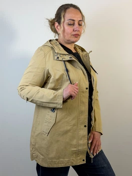 Куртка-парка жіноча демісезонна 2XL-7xl(46-56) Оливковий 4XL