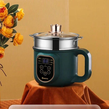 Электрическая кастрюля-пароварка 1,8л 2000 Вт DOMOTEC MS-7729 Зелёный