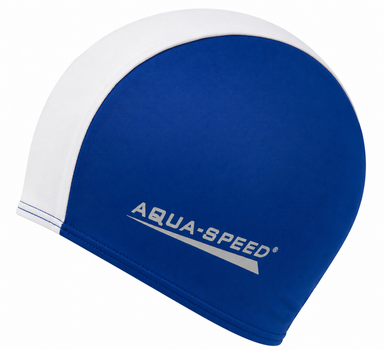 Шапочка для плавания AQUA SPEED взрослая, полиуретановая, черная, универсальный размер OSFM (091-15)