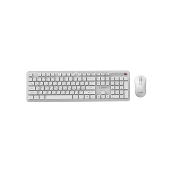 Комплект Gembird Slim Pro Business Wireless White (KBS-WPS-01-W-CYRL)