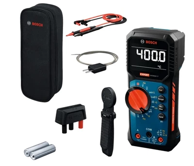 Мультиметр Bosch EXDM600-17 (2хAA, 600A, 600В) цифровой измерительные клещи (27142)
