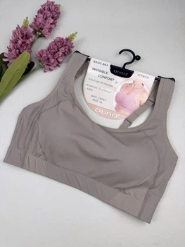 Спортивный топ с застёжкой на крючках 5967, XXL (BC 85-90), Кофейный
