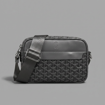 Сумка Goyard через плечо, мужской спортивный мессенджер, барсетка Гаярд, Серая летняя Гоярд