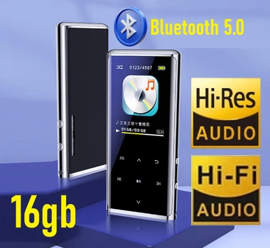 MP3 плеер JNN M27 1.8" Bluetooth 5.0 Hi-Fi 16Gb с внешним динамиком