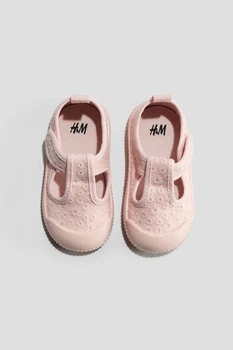 Дитячі текстильні кеди H&M на липучках, розмір 25 (15,4см)