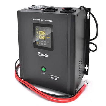ДБЖ з правильною синусоїдою Europower PSW-EP1000WM12(700 Вт) 10/20А, настінний, під зовнішню АКБ 12В , Q1 (410*330*278) 9,15 кг (312*270(310)*170)