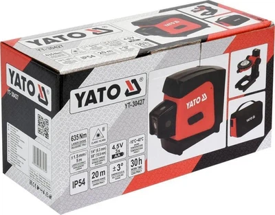Лазерный уровень YATO YT-30427 20 м с автоматическим выравниванием и точечной разметкой