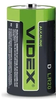 Батарейка щелочная Videx LR20 D R20 1 шт (291)