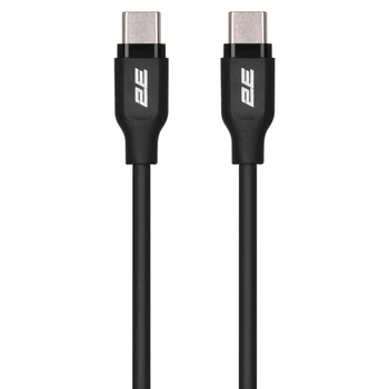 Кабель 2E USB-C - USB-C, Glow, 60W, 1m, black