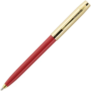 Автоматична ручка Fisher Space Pen Apollo Cap-O-Matic Space Pen RED ,красный корпус+золотой колпачок, черные чернила
